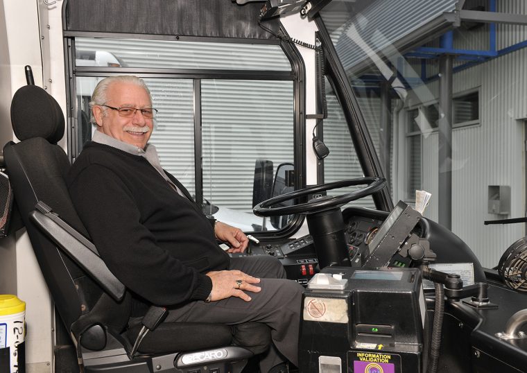 Conducteur de véhicule de transport en commun